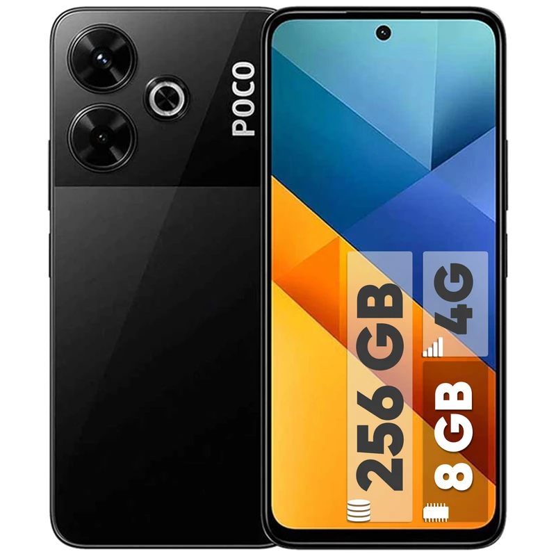 2371aa784ded391bb3f3ad18ffc6c054631500f7_1733322785.webp گوشی موبایل شیائومی مدل Poco M6 4G دو سیم کارت ظرفیت 256 گیگابایت و رم 8 گیگابایت - Image 1