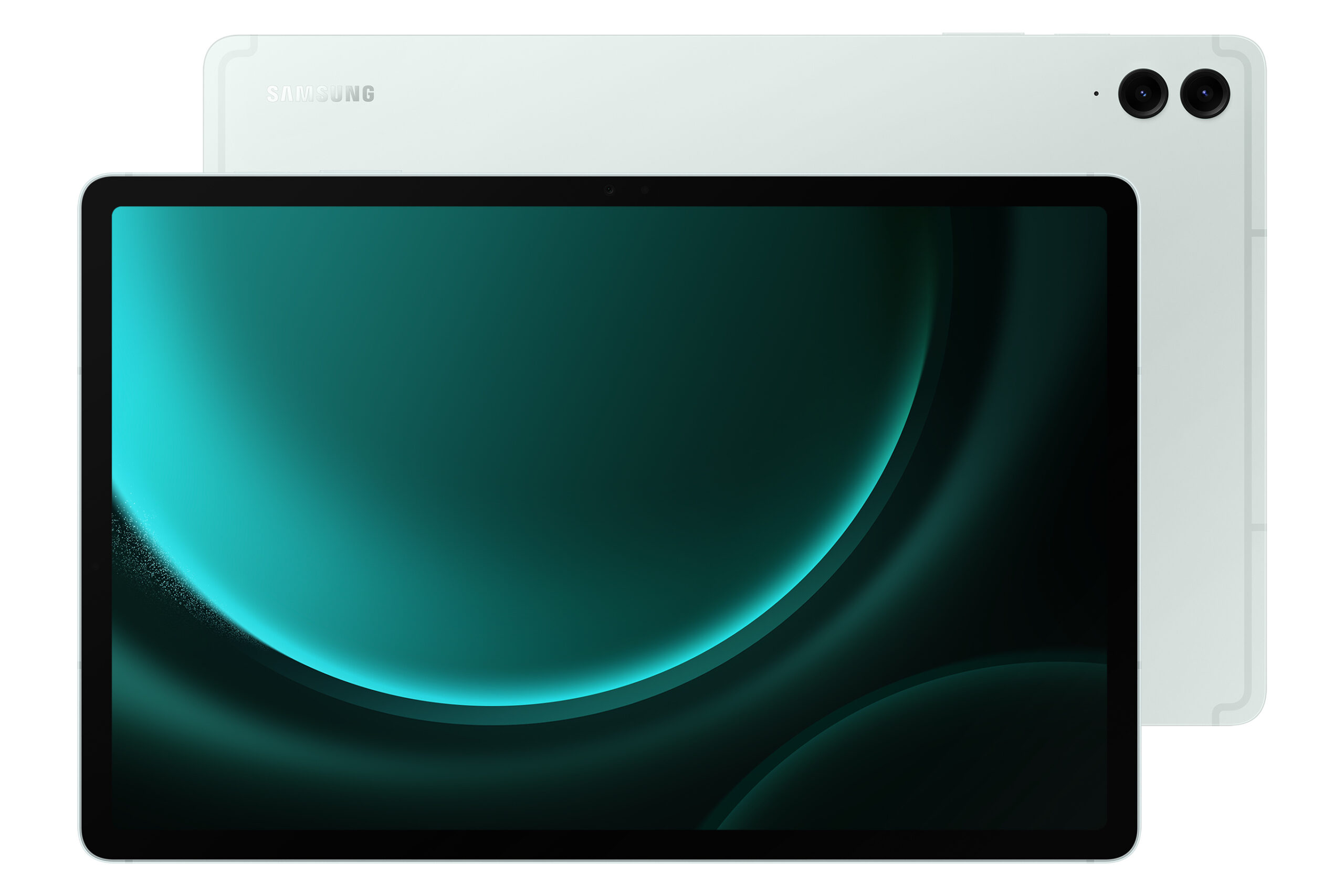 samsung-galaxy-tab-s9-fe-plus-mint-scaled-1.jpg تبلت سامسونگ مدل Galaxy tab s9fe plus ظرفیت 256 گیگابایت و رم 12 گیگابایت رنگ میکس - Image 1