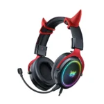 هدست باسیم اونیکوما HEADSET ONIKUMA X10 BLACK/RED-RGB WRD