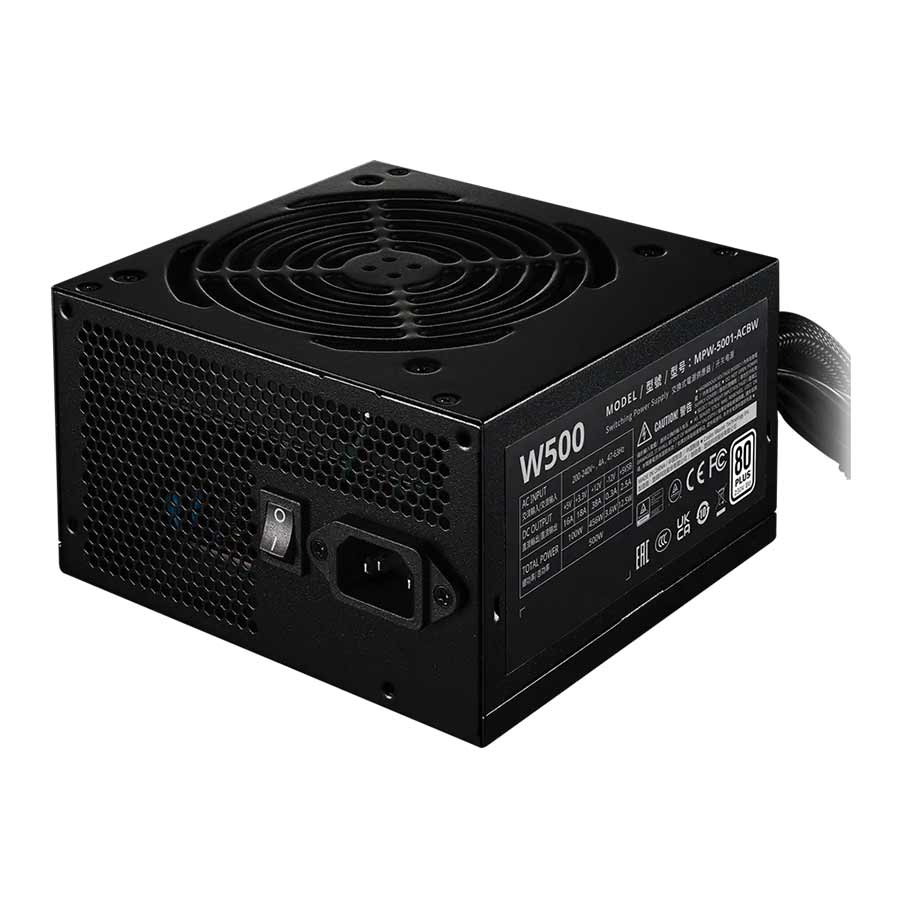 قیمت و خرید پاور کامپیوتر 500 وات کولرمستر مدل ELITE NEX White W500 230V | یاس ارتباط