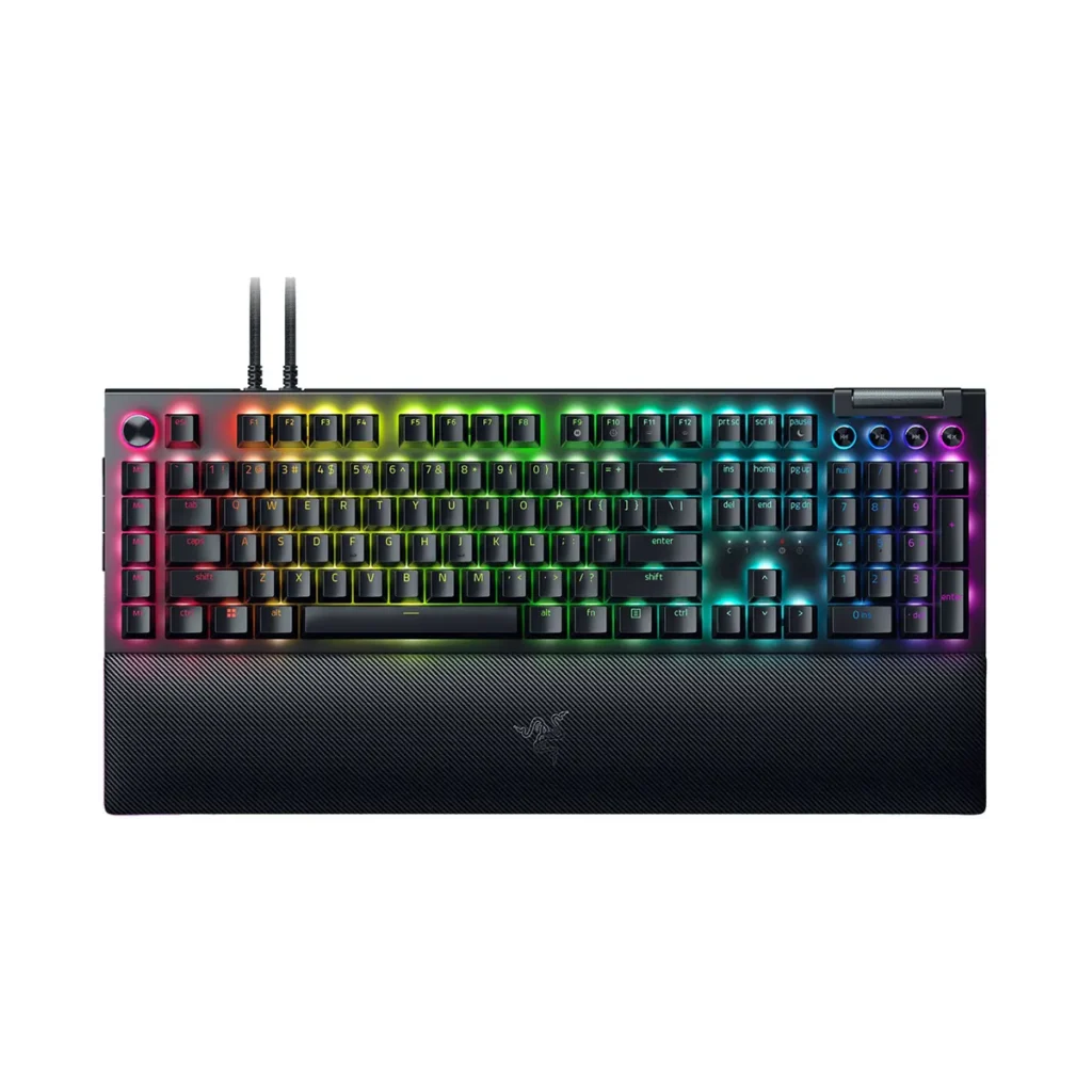 کیبردبی سیم ریزرBLACKWIDOW V4 PRO lYELLOW S US LAYOUT WLS