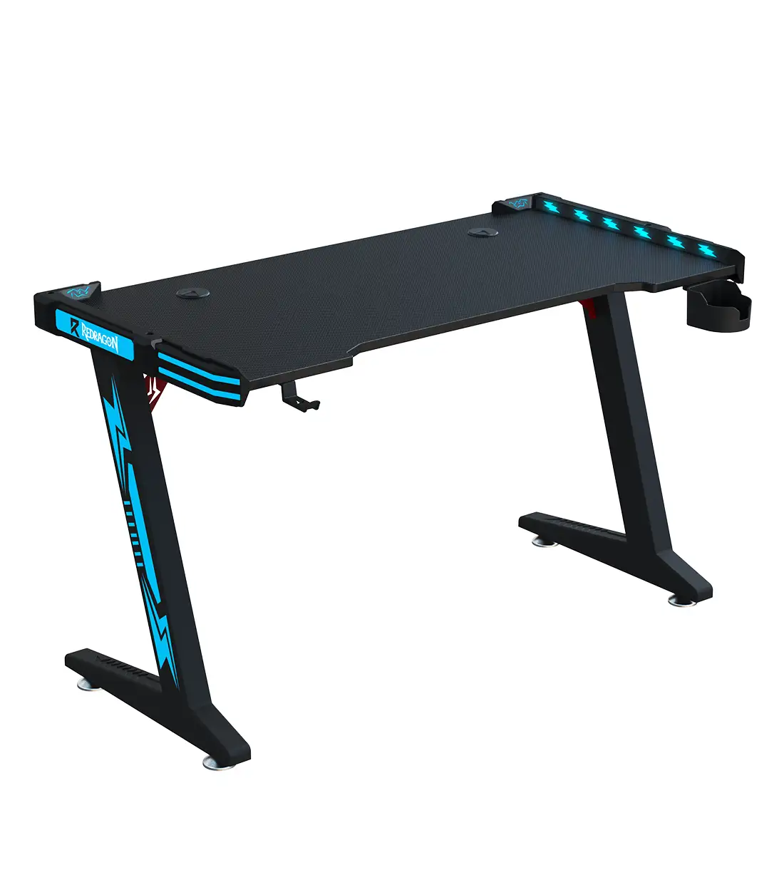 میز گیمینگ ردراگون GD-3112B 140cm LED میز گیمینگ ردراگون GD-3112B 140cm LED