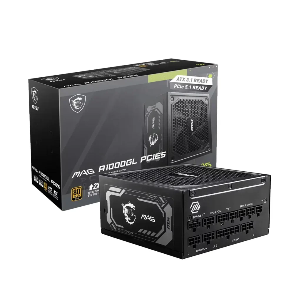 پاور ام اس آی POWER MSI MAG A1000 GL GOLD