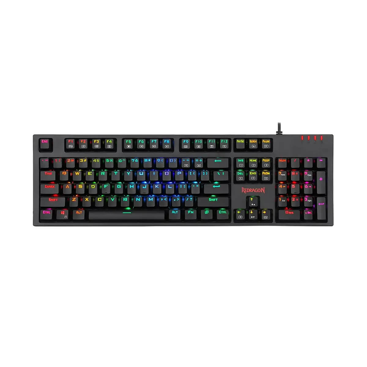 کیبرد با سیم رددراگون Redragon AMSA K592 RGB-RPO WRD کیبرد با سیم رددراگون Redragon AMSA K592 RGB-RPO WRD