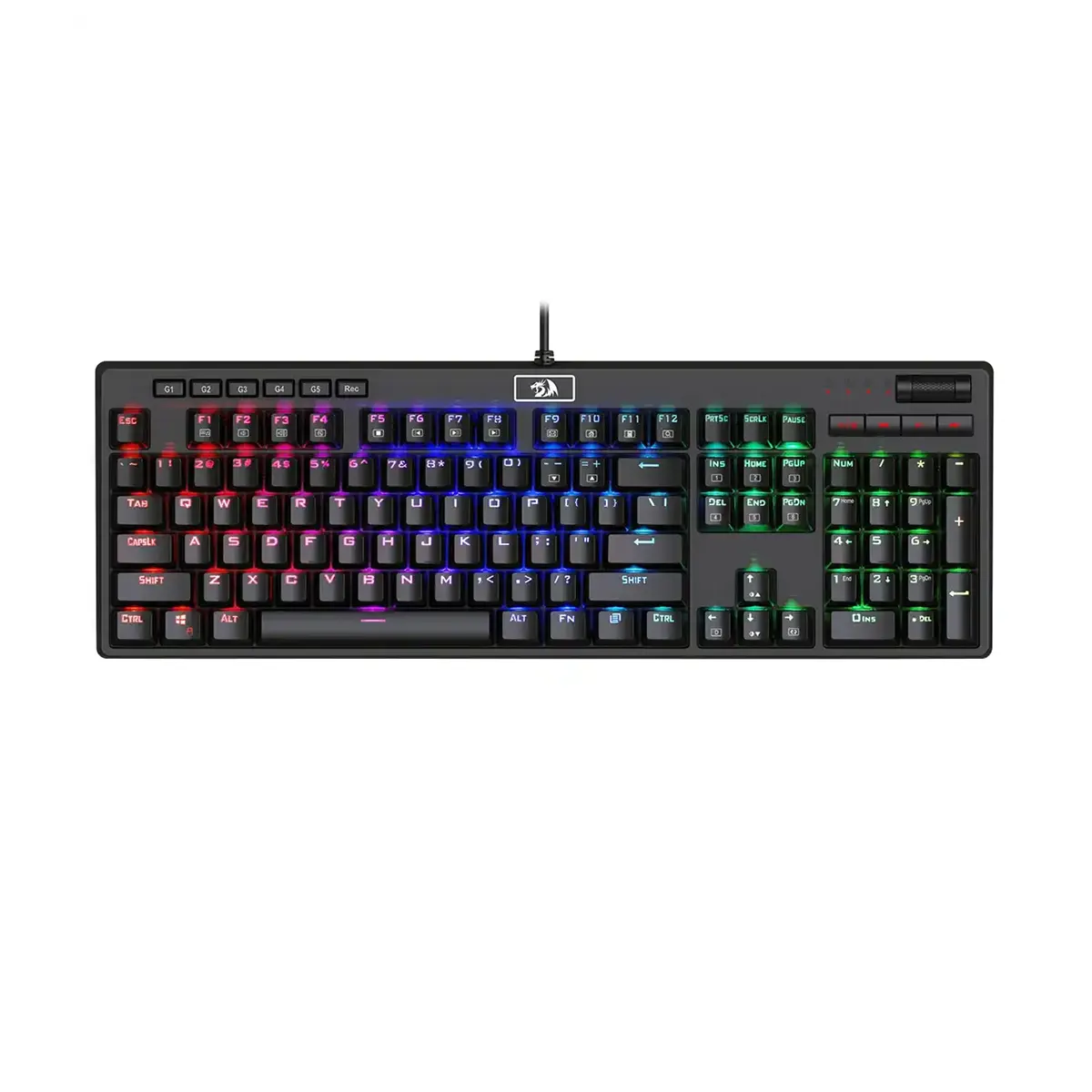 کیبرد با سیم رددراگون Redragon MANYU K579-RGBlBS WRD کیبرد با سیم رددراگون Redragon MANYU K579-RGBlBS WRD