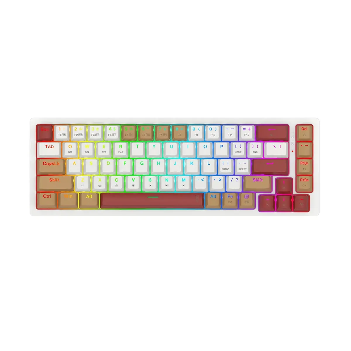 کیبورد ردراگون Redragon RAMMUS K677WLR RGB-PRO WLS کیبورد ردراگون Redragon RAMMUS K677WLR RGB-PRO WLS