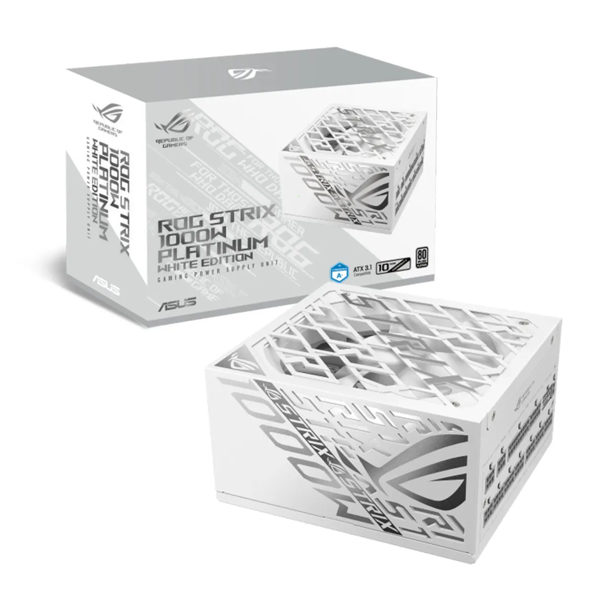پاور ایسوس ROG Strix 1000W Platinum White Edition پاور ایسوس ROG Strix 1000W Platinum White Edition