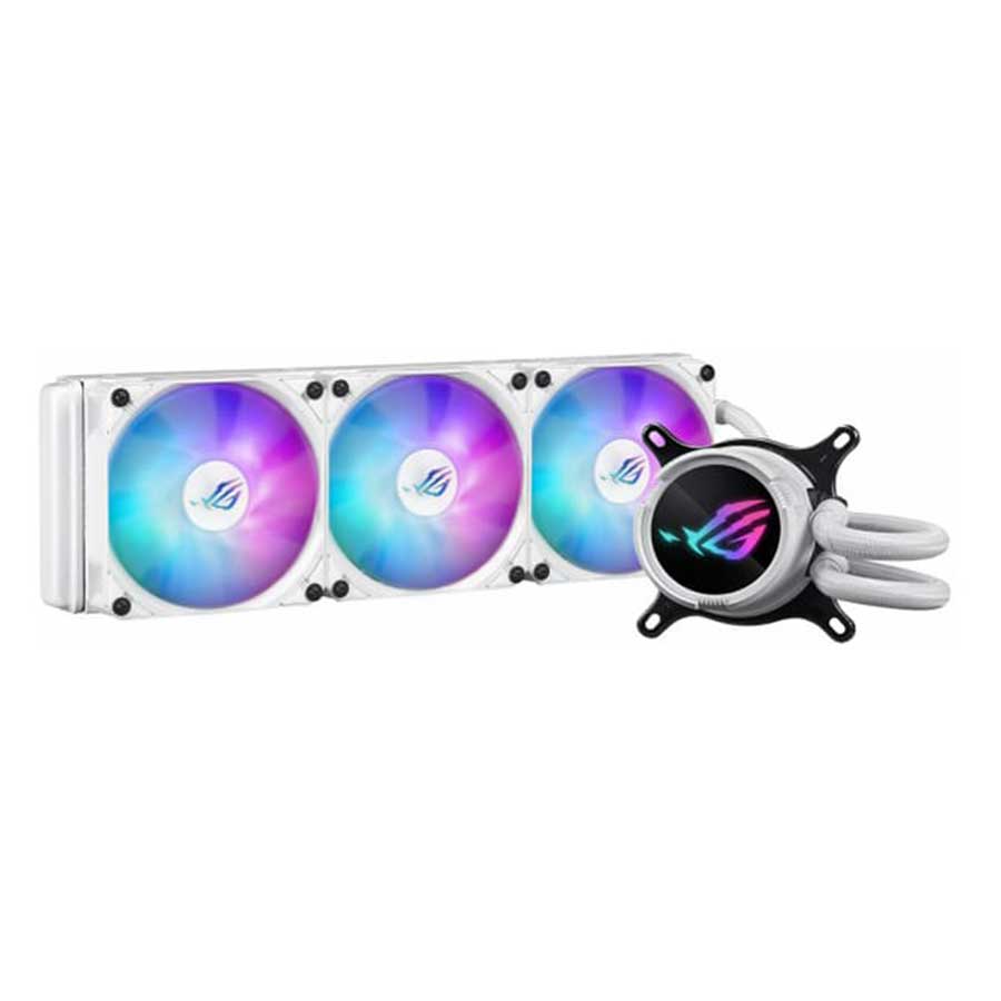 قیمت و خرید خنک کننده مایع پردازنده ایسوس مدل ROG Strix LC III 360 ARGB White Edition | یاس ارتباط