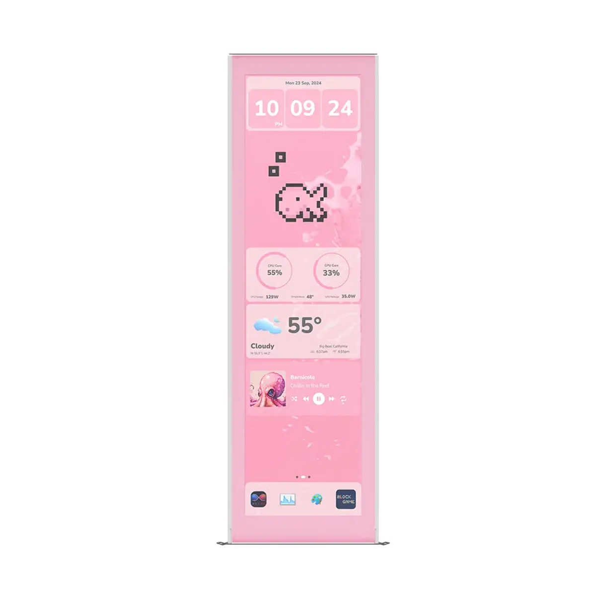 نمایشگر کیس هایت TOUCH HYTE INFINITE DISPLAY Y70 STRAWBERRY MILK نمایشگر کیس هایت TOUCH HYTE INFINITE DISPLAY Y70 STRAWBERRY MILK