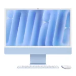 کامپیوتر All in One اپل 24 اینچی مدل iMac MWV13 2024 M4 16GB 256GB آبی